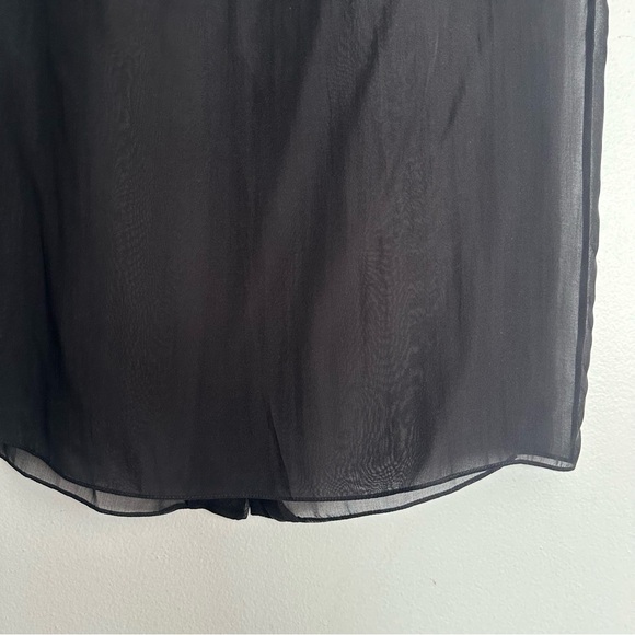 Gauchere • Striped and Sheer Midi Skirt • 42 (10) - Picture 8 of 15